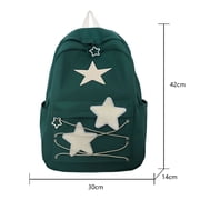 GASTROPOD 2026 New Korean Sweet All Match Star Backpacks Japanese Women Streetwear Y2K Aesthetic Schoolbags High-Capacity Kawaii Backpack for School,Travel,Shopping,Streetwear,Daily Use