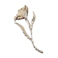 thumbnail image 4 of Broche grande de metal con forma de flor, estilo ramillete, decorativo, exagerado, para mujeres y hombres. plata, 4 of 8