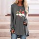 thumbnail image 2 of Tops para mujer Camisas Blusas Elegantes Camisas casuales de manga larga Estampado de moda Cómodo Transpirable Cuello redondo Odeerbi ODB-5, 2 of 5