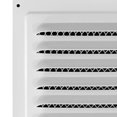 thumbnail image 3 of Metal Vent Cover Intensive Grid Air Vent Louver for Ceiling Kitchen Sidewall 15cmx15cm White, 3 of 3