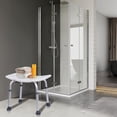 thumbnail image 3 of UBesGoo Banc de Douche Tabouret de Baignoire Siège pour Personnes Âgées Blanc, 3 of 8