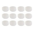 thumbnail image 2 of 6 Pairs White Sponge Shoulder Pads Pad for Blouses T-Shirt Sewing Supplies, 2 of 8