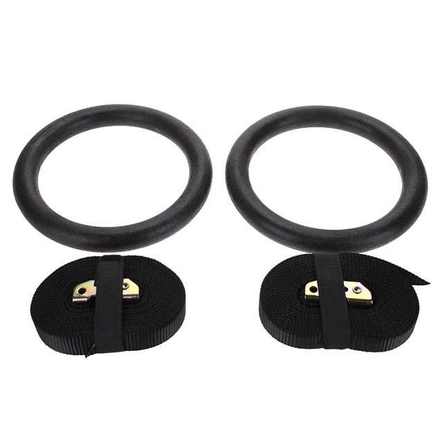 Anillos de gimnasia para gimnasio, correas ajustables para entrenamiento de fuerza muscular, aro