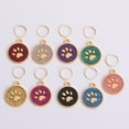 thumbnail image 4 of CNKOO 10Pcs Pet Dog Cat ID Tag  Claw Engraved Collar Pendant Key Holder Bag Decor, 4 of 10