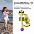 thumbnail image 4 of Kid Trumpet Toy, 4 Colored Keys Coordination Training Children Trumpet Toy Musical Color Coding  for Party, 4 of 7