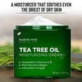thumbnail image 5 of Majestic Pure Tea Tree Oil Moisturizing Cream - Body, Foot & Face Moisturizer - With Ceramides, Vitamins A E & Vegan Collagen - For Dry Skin, Oily Skin, & Appearance Of Wrinkles, Acne & Scars - 16 oz, 5 of 8