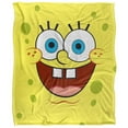 thumbnail image 2 of Spongebob Blanket, 50"x60" Spongebob Goofy Smile Face Silky Touch Super Soft Throw Blanket, 2 of 6
