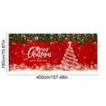 thumbnail image 3 of Horivan 1 Packs Christmas Garage Door Decorations Large Outdoor Hanging Banner Durable Nylon Fabric for Holiday Party Background Wall Decor Indoor Outdoor Use, 3 of 6