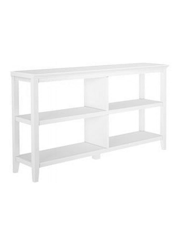 HomeRoots  30 in. Bookcase with 2 Shelves in White