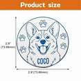 thumbnail image 5 of ViciArt Personalized Dog Portrait Ornament, Custom Ceramic Pet Memorial, Christmas Decoration, 5 of 5