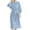 A-Sky Blue, variant on Jinhomg Cotton Dresses for Women 2025 Casual Solid Color Work Dress Lightweight Comfy Long Sleeve Tie Waist Knee Length Dress Vacation Boho Dress Fall Saving Black M