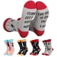 thumbnail image 2 of Calcetines divertidos para hombres y mujeres, cerveza, vino, café, Pizza, tocino, Donuts, gato, perro, Animal, feliz cumpleaños, regalo de Navidad, 2 of 4
