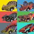 thumbnail image 6 of DINOBROS Dinosaur Toy Pull Back Cars, 6 Pack Dino Toys for 3 Year Old Boys and Toddlers, Boy Toys Age 3,4,5 and up, Dinosaur Vehicles Games with T-Rex, 6 of 8
