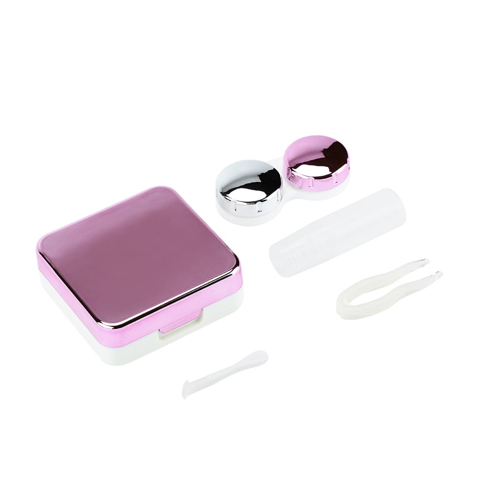 Domqga Lens Box, Contact Lens Case Set Contact Case Cute Eco-friendly Party  Club For Home Use Anime Reality Show 