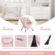 thumbnail image 5 of Rosa moderno lounge chair con oversized design y folding ottoman - the perfect comfortable reading chair para sala de estar y dormitorio, 5 of 6