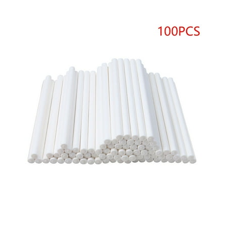 

Tssuoun 100 Pieces Candy Paper Sticks Portable Chocolate Rods Assorted Kit Sugar Pole Dessert Making Home Accessory Kitchen Gadget 15cm