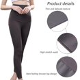 thumbnail image 4 of Pantalones de yoga para mujeres embarazadas YONGSHENG con cintura alta y Soporte para El vientre, 4 of 5