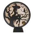 thumbnail image 2 of AKEGAMN Clearance! Halloween Decorations Indoor Glass Globe 6.3" Battery Operated LED Lights With Bat Pattern Black Halloween Decor For Table Home Halloween Decorations Indoor Glass Globe 6.3" Batte, 2 of 4