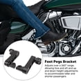 thumbnail image 3 of Repose-pieds Réglables, Repose-Pieds de Moto Support Autoroute 360 Réglable Robuste Repose-Pieds Extension pour Tourisme, 3 of 7
