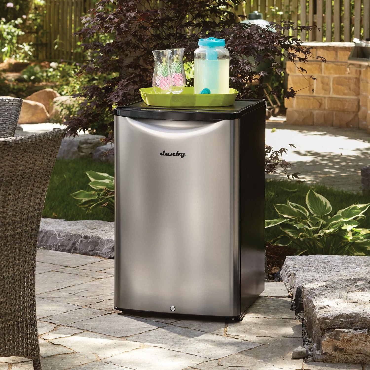 Danby DAR044A6BSLDBO Outdoor Fridge in Stainless Steel