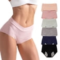 thumbnail image 4 of Pantalones de cintura alta con cintura en V para mujer, pantalones sanitarios a prueba de fugas antes y después de la menstruación, 4 of 6