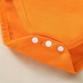 thumbnail image 6 of FYDUU Baby Girls Halloween Outfits 3 Piece Set Cute Pumpkin Long Sleeve Romper Skirt Headband Party Wear For Toddlers Casual School Outfit Soft Comfy Clothes 3-6 Months, 6 of 7