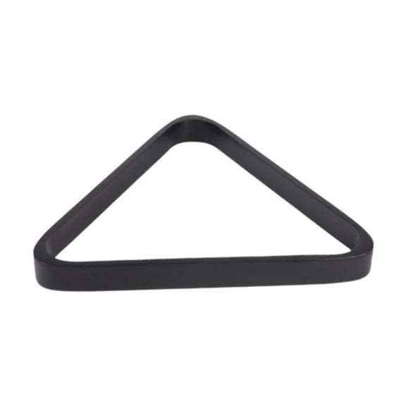 lacooooppia Wooden Billiard Ball Rack Billiard Room Game Positioning Frame Triangle Rack Black