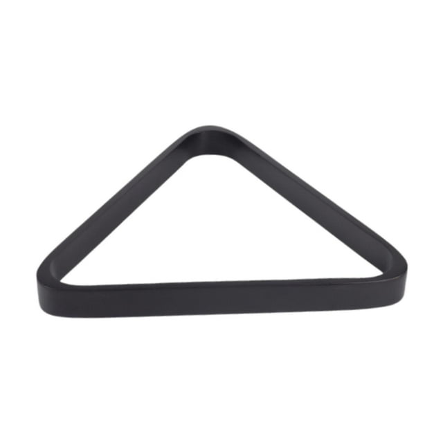 Lipstore Wooden Billiard Ball Rack Billiard Room Game Positioning Frame Triangle Rack Black