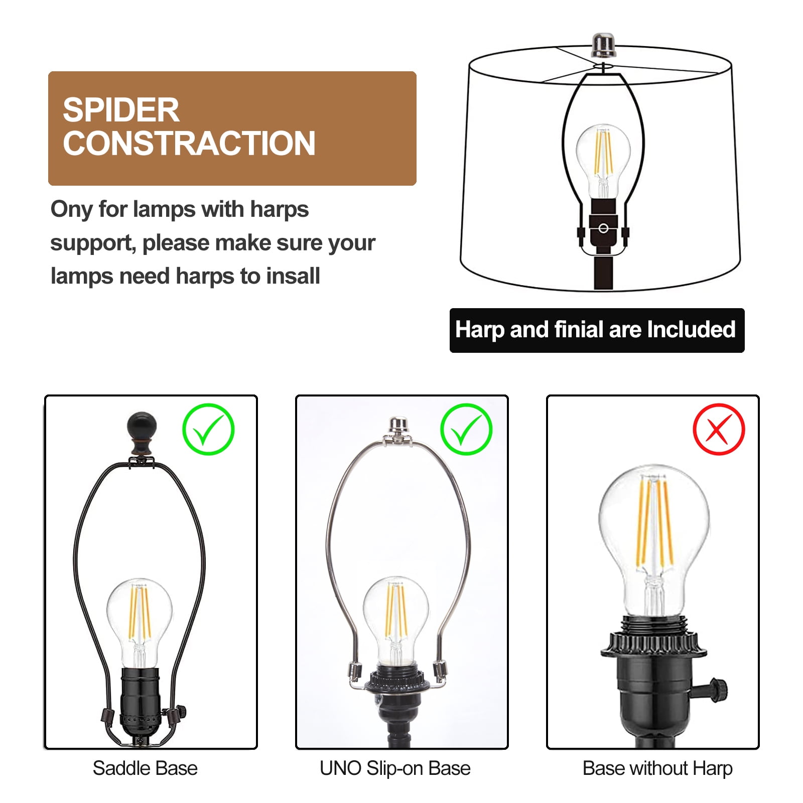 NATYSWAN Lamp Shades Set of 2, Drum Lampshades, Lampshade 10 Inches Height, Lampshades for Table Lamp, Floor Lamp, Pendant Light, Lamp Shade Harp Holder Included