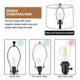thumbnail image 4 of NATYSWAN Lamp Shades Set of 2, Drum Lampshades, Lampshade 10 Inches Height, Lampshades for Table Lamp, Floor Lamp, Pendant Light, Lamp Shade Harp Holder Included, 4 of 8