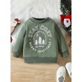thumbnail image 2 of Bagilaanoe Toddler Baby Girl Boy Christmas Sweatshirt Long Sleeve Car Tree Print Pullover 6M 12M 18M 24M 3T 4T Kids Fall Loose Tee Tops, 2 of 7