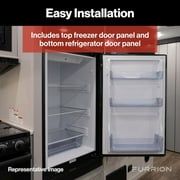 Furrion CFCR08DCGTAA01 Replacement Stainless Steel Refrigerator Door Panel Set 8 Cu Ft