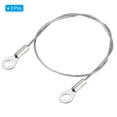 thumbnail image 3 of Uxcell 1.5mmx30cm Cable de Seguridad de Acero Inoxidable 5mm ID Ojetes, 3 Paquete, 3 of 6