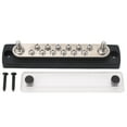 12 Point Power Distribution Block 2 X M6 Terminal Studs Terminal Bus