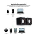 NGHnuifg Portable Computer Speakers USB Powered Desktop Mini Speaker