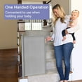Momcozy Retractable Baby Gate, Extra Wide Baby Safety Gates, Stairs