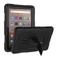 thumbnail image 3 of Kindle Fire HD 8 Case, Kindle Fire HD 8 Plus Case, 2020 10th Gen Solid Kickstand Shock Resistant Multiple Layers New (DFH) for Kindle Fire HD 8 Case, Kindle Fire 8 Plus HD Case Black, 3 of 5