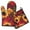 Sunflower, variant on Black Sunflower Kitchen Oven Mitt and Pot Holder Sets 2 Pcs for Baking, Cooking and Grilling, Heat Resistant Up To 392 °F
