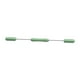thumbnail image 2 of Barra elástica de fitness con vibración, fortalecedor de pesas ergonómico profesional Verde, 2 of 9