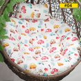 thumbnail image 1 of Funda de cojín para silla de columpio colgante, funda de almohada desmontable redonda de Papasan sin relleno para el hogar, Patio y salas de estar, S/L Fivean unisex, 1 of 2