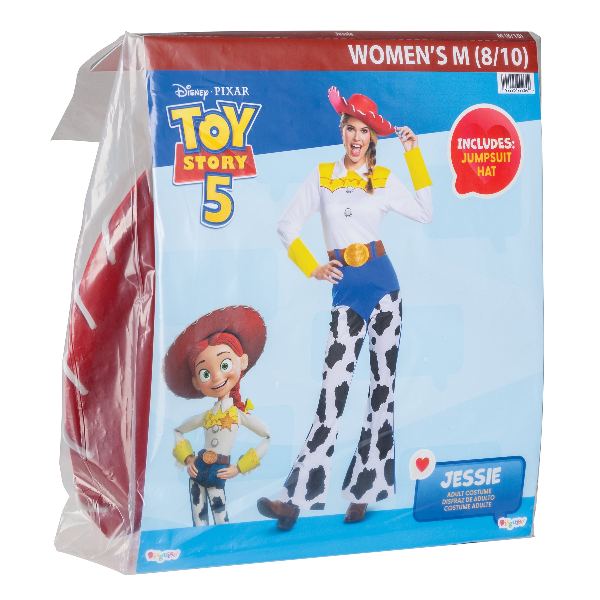 Disney Toy Story Jessie Halloween Family Matching Costume for Adults, Womens Size M (8/10), by Disguise