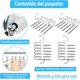 thumbnail image 2 of Ganchos para Pantalones Ropa Con Pinzas para Ropa, Acero Inoxidable Tipo S Gancho Pantalones, Ahorra Espacio, Doble Propósito Perchas Pantalones Almacenamiento Faldas Bufanda, 2 of 4