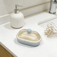 thumbnail image 5 of Soap Dish with Lid Draining Cover for Bathroom Kitchen Countertop Travel Portable, 5 of 6