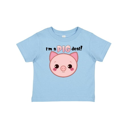 

Inktastic I m a Pig Deal Cute Pink Baby Pig Gift Baby Boy or Baby Girl T-Shirt