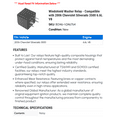 thumbnail image 2 of Windshield Washer Relay - Compatible with 2006 Chevy Silverado 3500 6.6L V8, 2 of 2