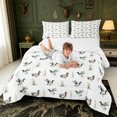 thumbnail image 3 of Manfei Mallard Duck Print King Size Comforter Sets,Farmhouse Bird Comforters King Size,Reversible,3-Piece,1 Comforter and 2 Pillowcases, 3 of 7