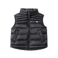 thumbnail image 3 of Boys Winter Black Vest Puffer Jacket Sleeveless Quilted Vest Kids Waterproof Jacket Child Down Jacket 7-8 Years, 3 of 8