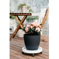 thumbnail image 4 of Yirtree Plant Dolly Planter Caddies with/Without Wheels , Plastic Flower Pot Stand Set Indoor Outdoor, Movable Planter Stand Plant Rack on Rollers Planter Trolley Casters Rolling Tray, 4 of 8
