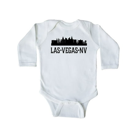 

Inktastic Las Vegas Nevada City Skyline Gift Baby Boy or Baby Girl Long Sleeve Bodysuit