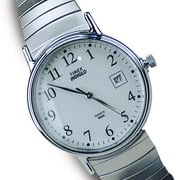Men's Silver-Tone Indiglo Watch